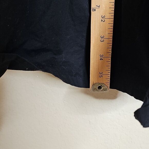 J.crew 8 Black Poplin Cotton Sleeveless Tiered Dress with pockets - Picture 10 of 10